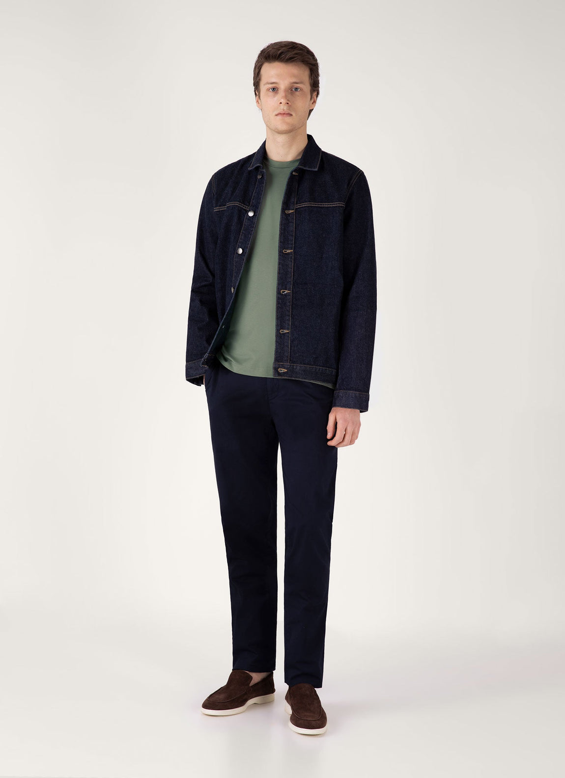 Men's Riviera Midweight T-shirt in Dusk Green