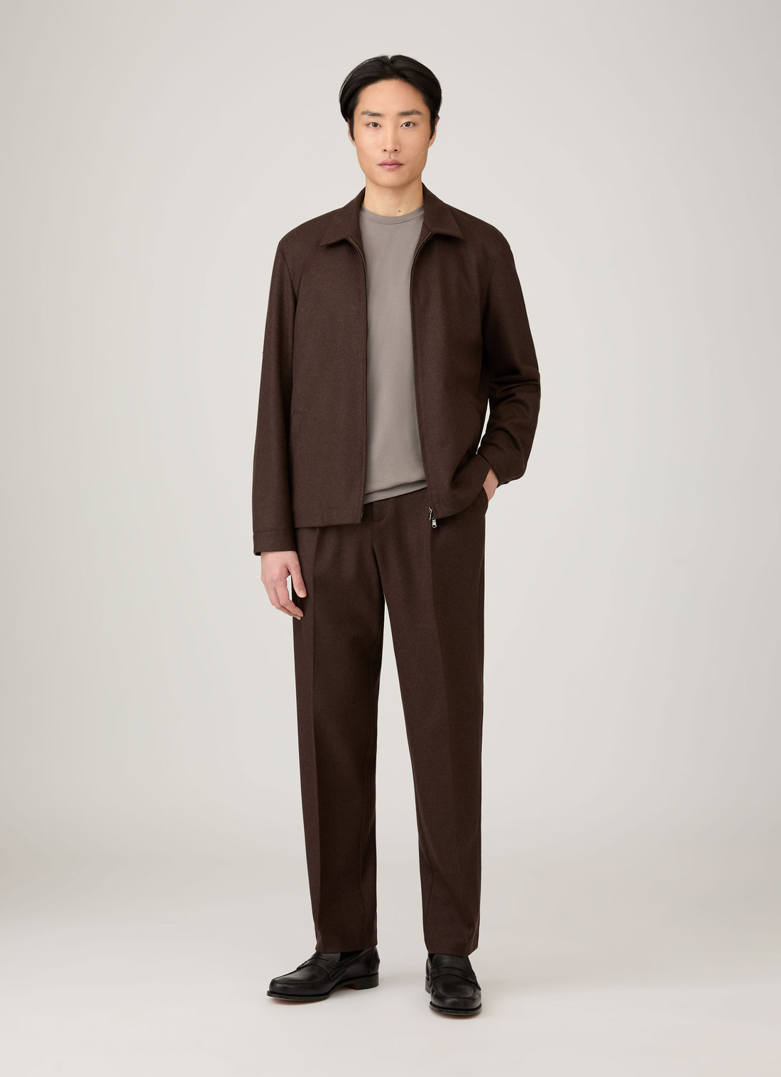 Men's Riviera Midweight T-shirt in Iron Grey