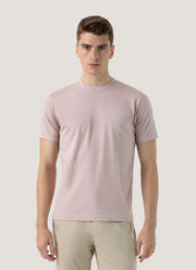 Men's Riviera Midweight T‑shirt in Pale Pink