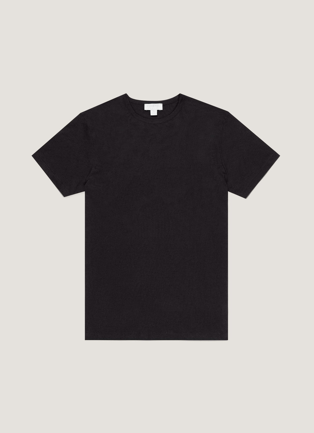 Men's Sea Island Cotton T-shirt in Black
