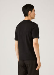 Men's Mock Neck T-shirt in Black