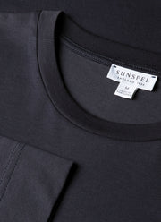 Men's Long Sleeve Riviera Midweight T‑shirt in Navy