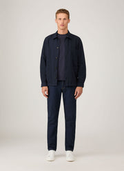 Men's Long Sleeve Riviera T-shirt in Navy