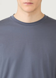 Men's Long Sleeve Riviera Midweight T-shirt in Slate Blue