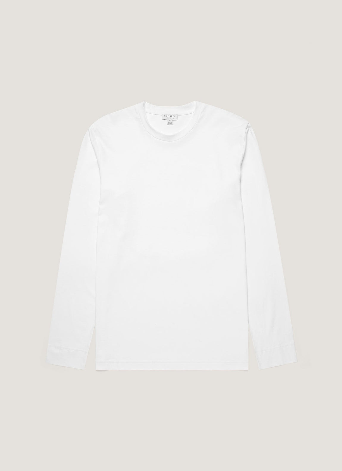 Men's Long Sleeve Riviera T-shirt in White