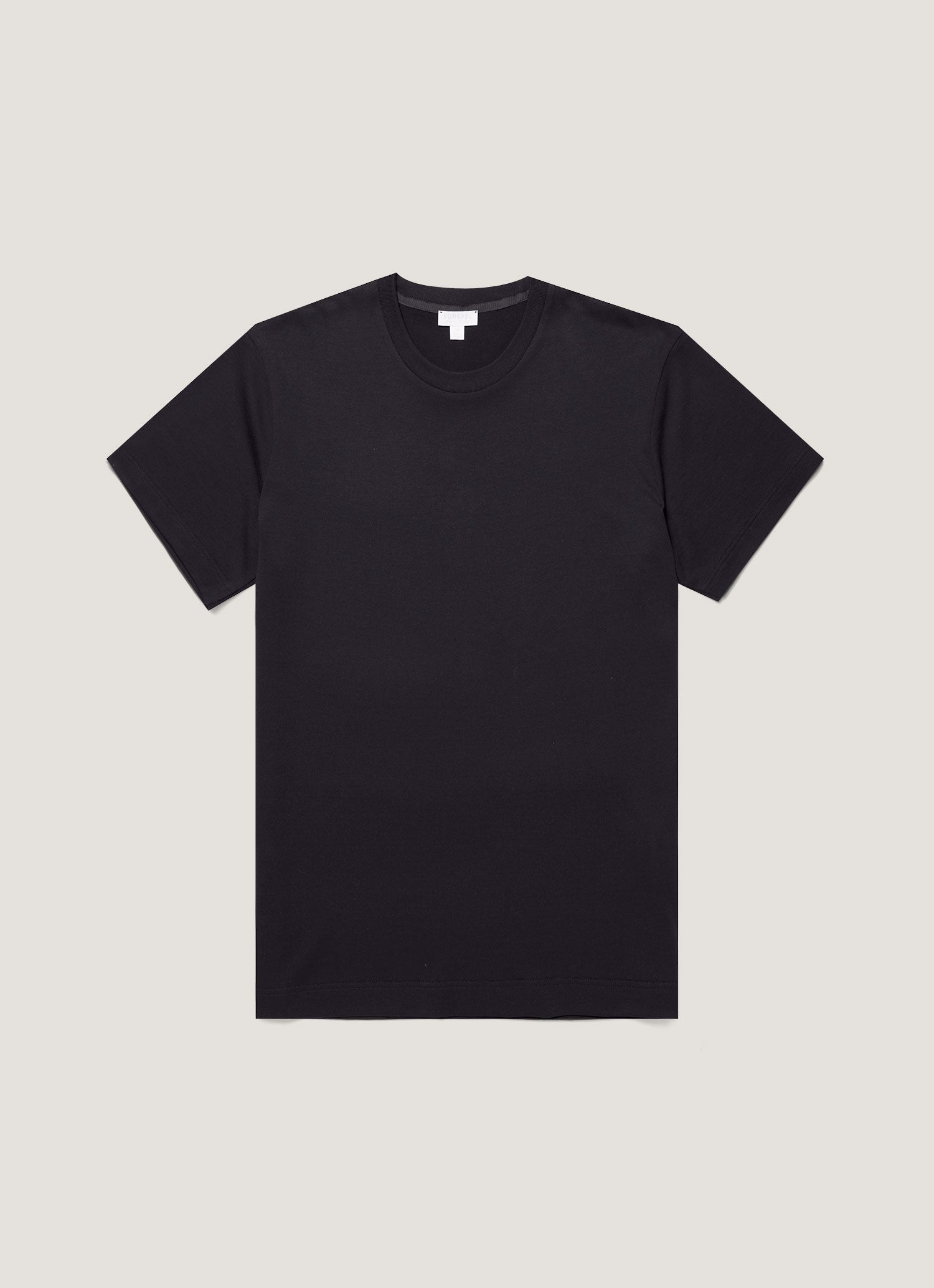 Men's Silk Cotton T-shirt in Black