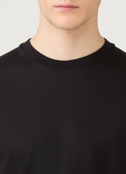 Men's Silk Cotton T-shirt in Black