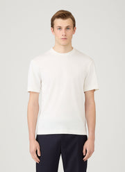 Men's Silk Cotton T-shirt in White