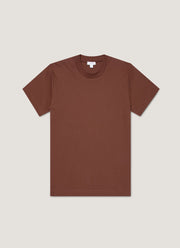 Men's Relaxed Fit Heavyweight T-shirt in Conker Brown