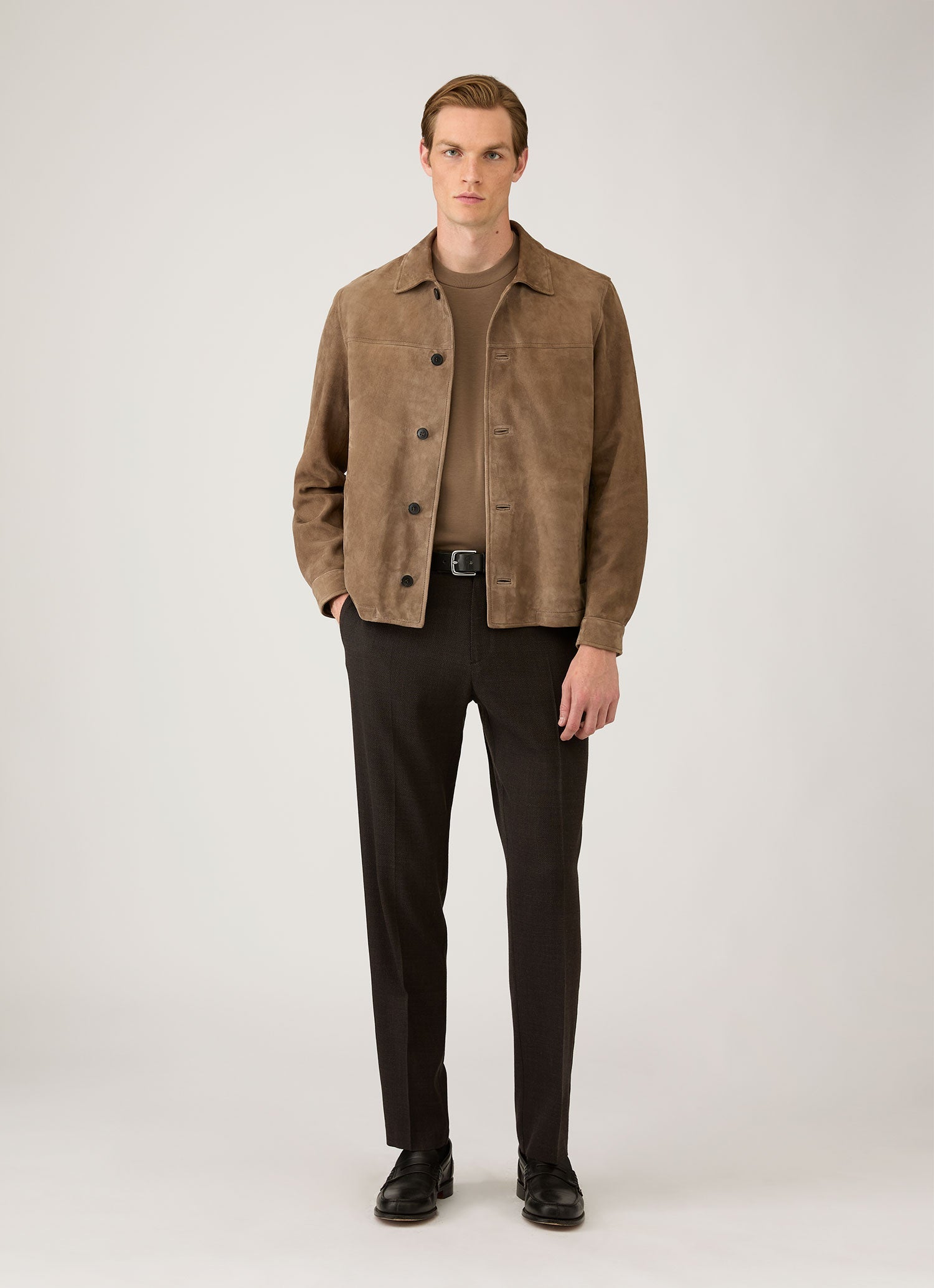 Men's Relaxed Fit Heavyweight T-shirt in Dark Cedar