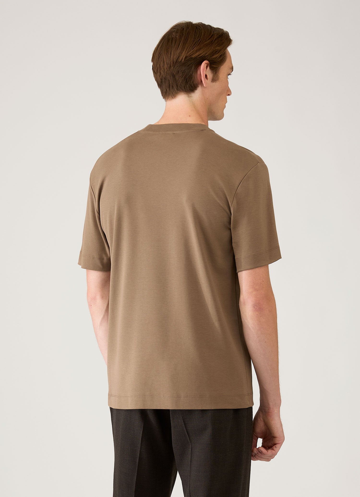 Men's Relaxed Fit Heavyweight T-shirt in Dark Cedar