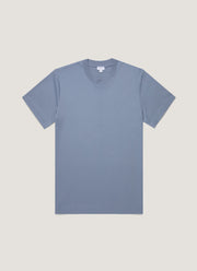 Men's Relaxed Fit Heavyweight T-shirt in Vintage Blue