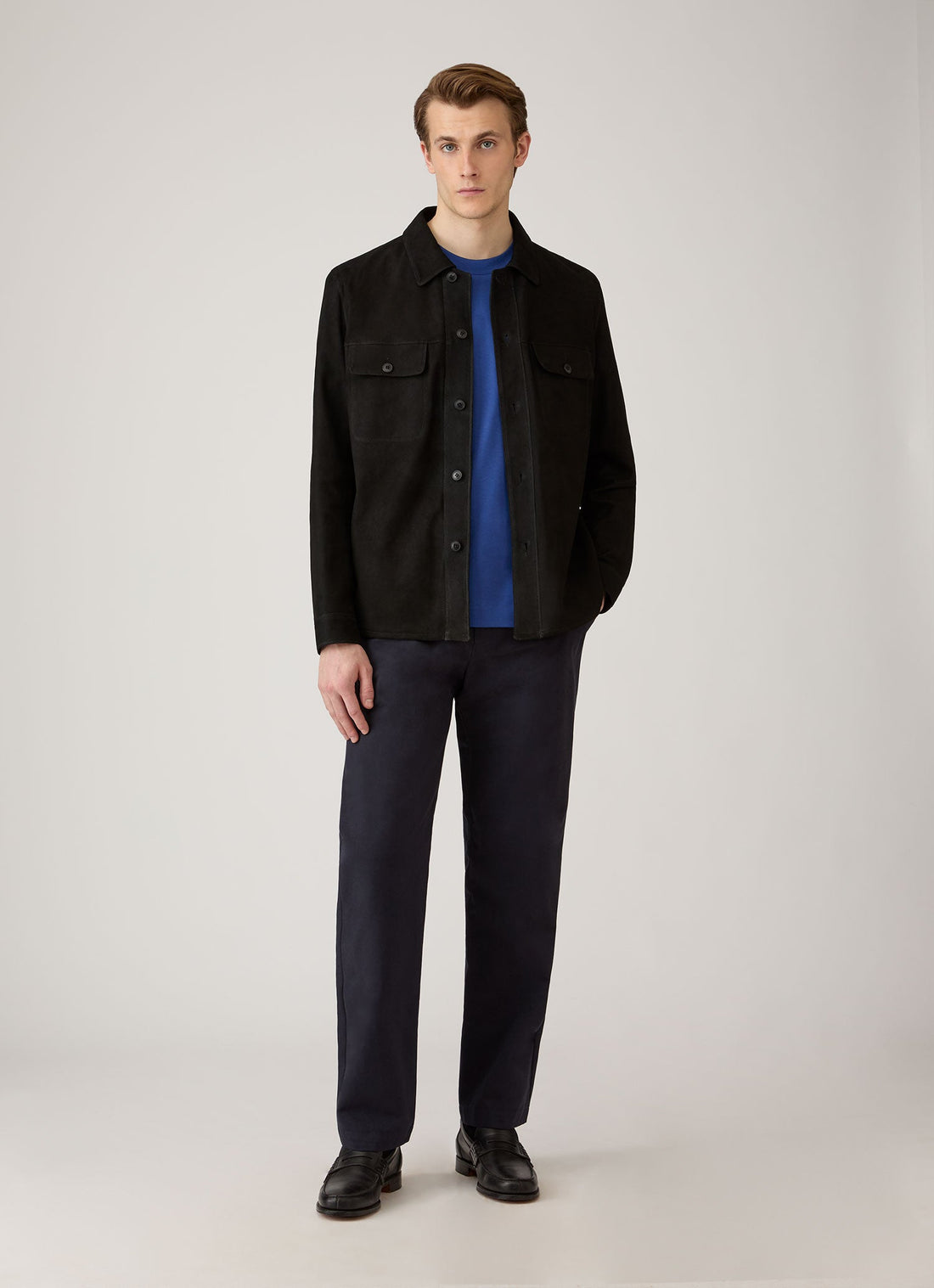 Men's Relaxed Fit Heavyweight T-shirt in Clear Night