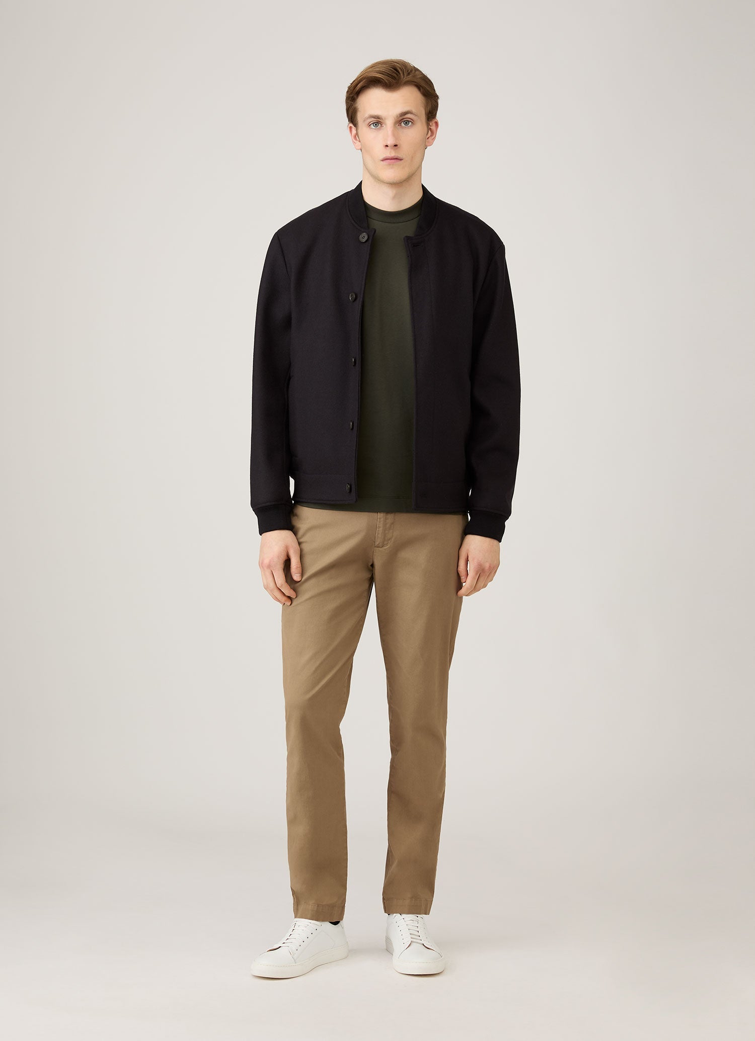 Men's Relaxed Fit Heavyweight T-shirt in Dark Green