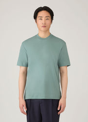 Men's Relaxed Fit Heavyweight T-shirt in Steel Green
