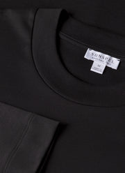 Men's Long Sleeve Heavyweight T-shirt in Black