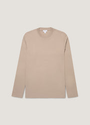 Men's Long Sleeve Heavyweight T-shirt in Mink