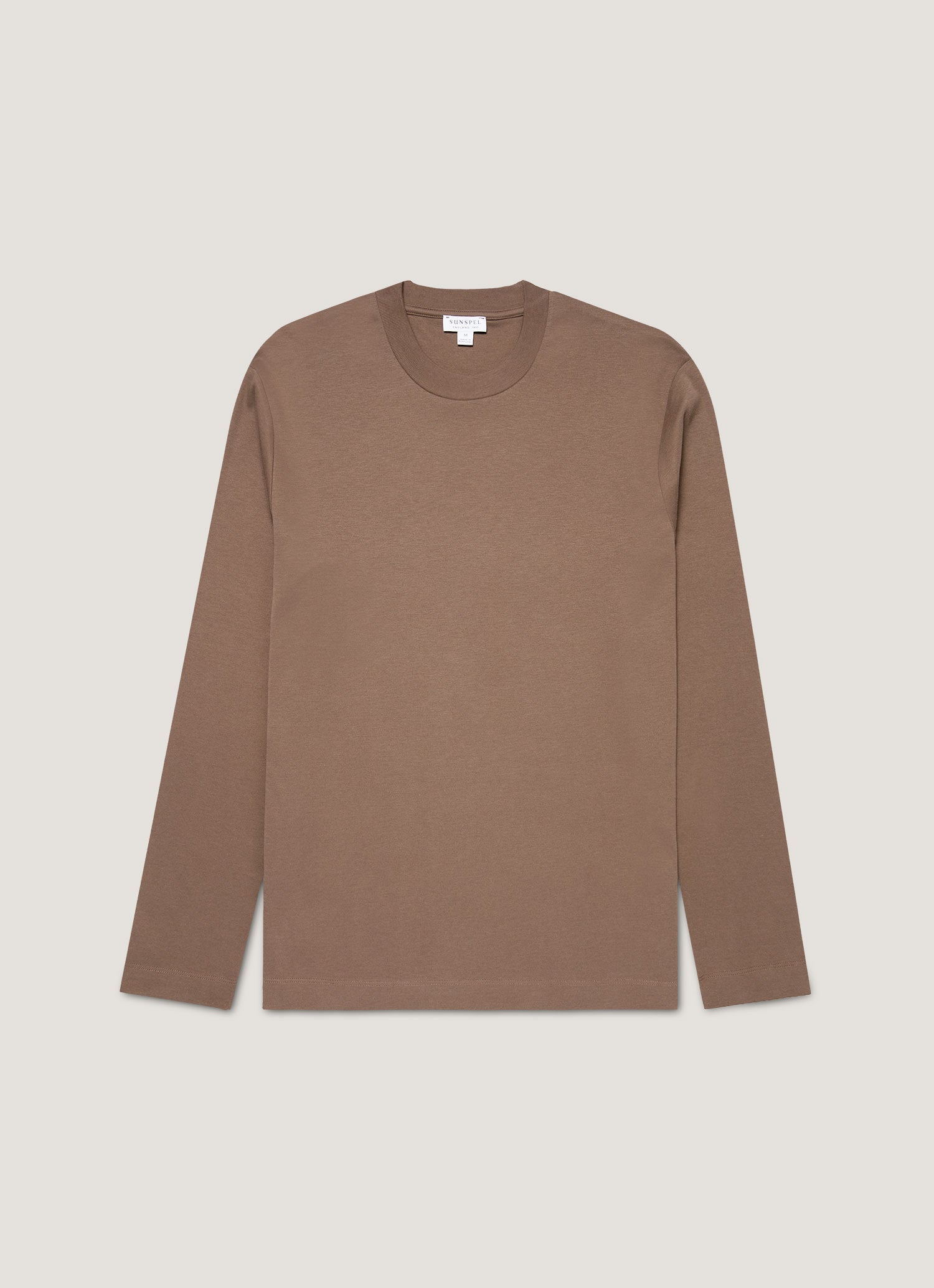 Men's Long Sleeve Heavyweight T-shirt in Bark