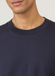 Men's Long Sleeve Heavyweight T-shirt in Navy
