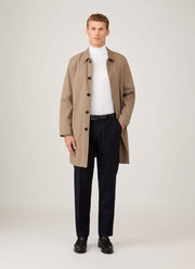 Men's Long Sleeve Roll Neck in White