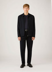 Men's Long Sleeve Heavyweight Jersey T-shirt in Navy