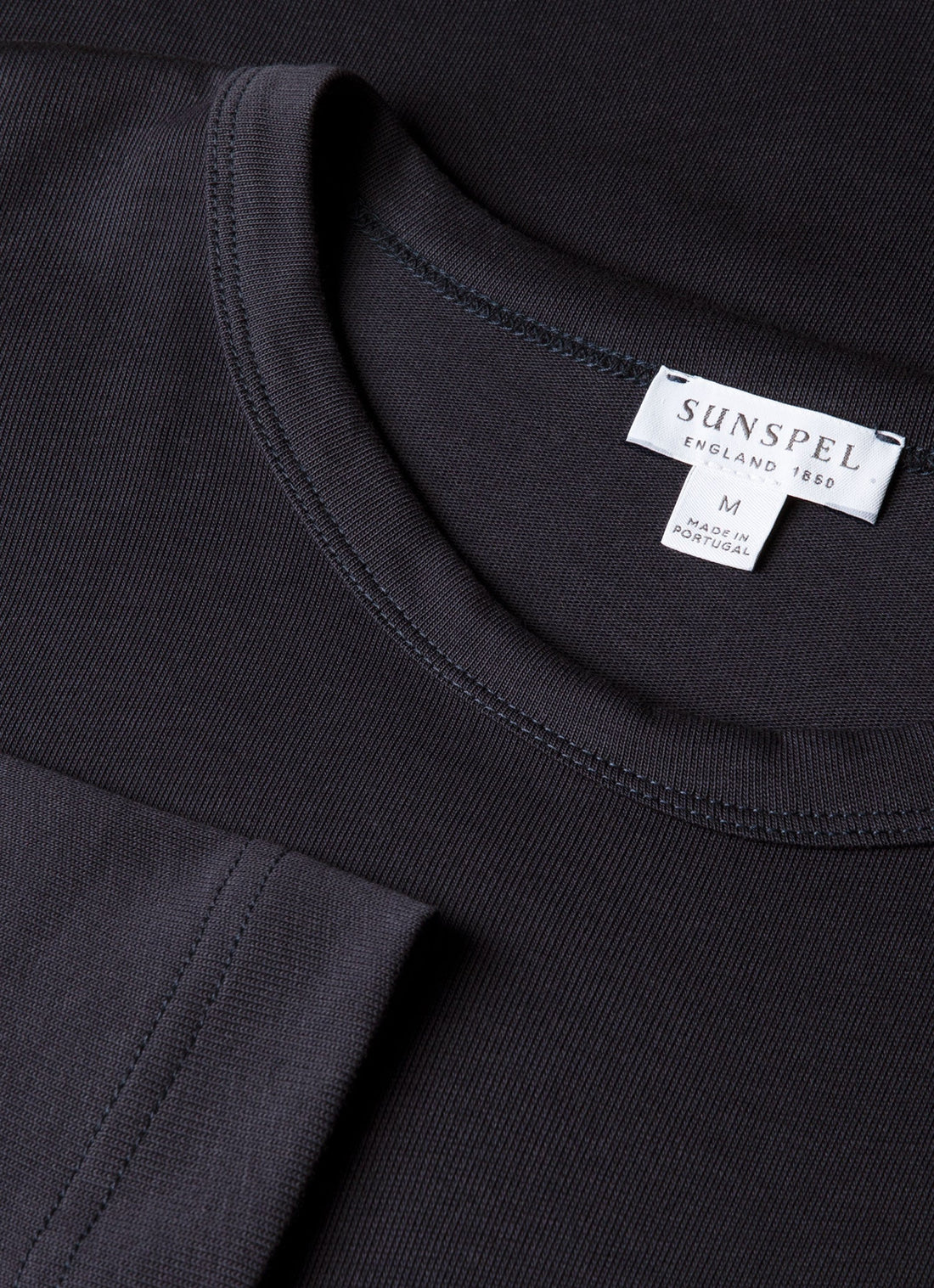 Men's Long Sleeve Heavyweight Jersey T-shirt in Navy