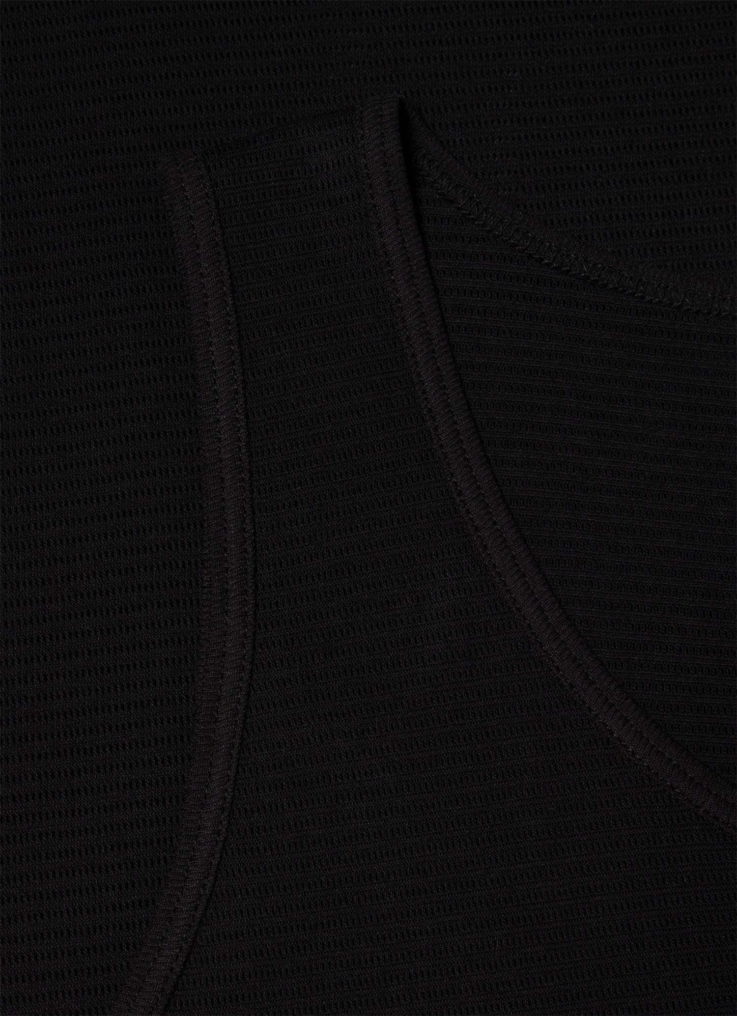 Men's Cellular Cotton Underwear Vest in Black