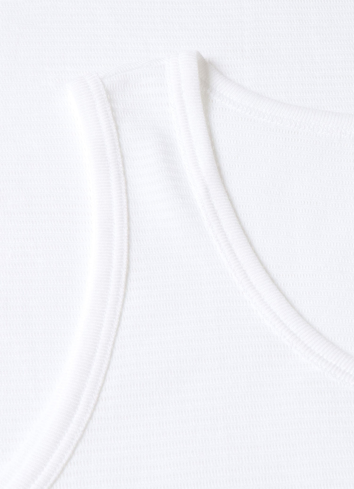 Men's Cellular Cotton Underwear Vest in White