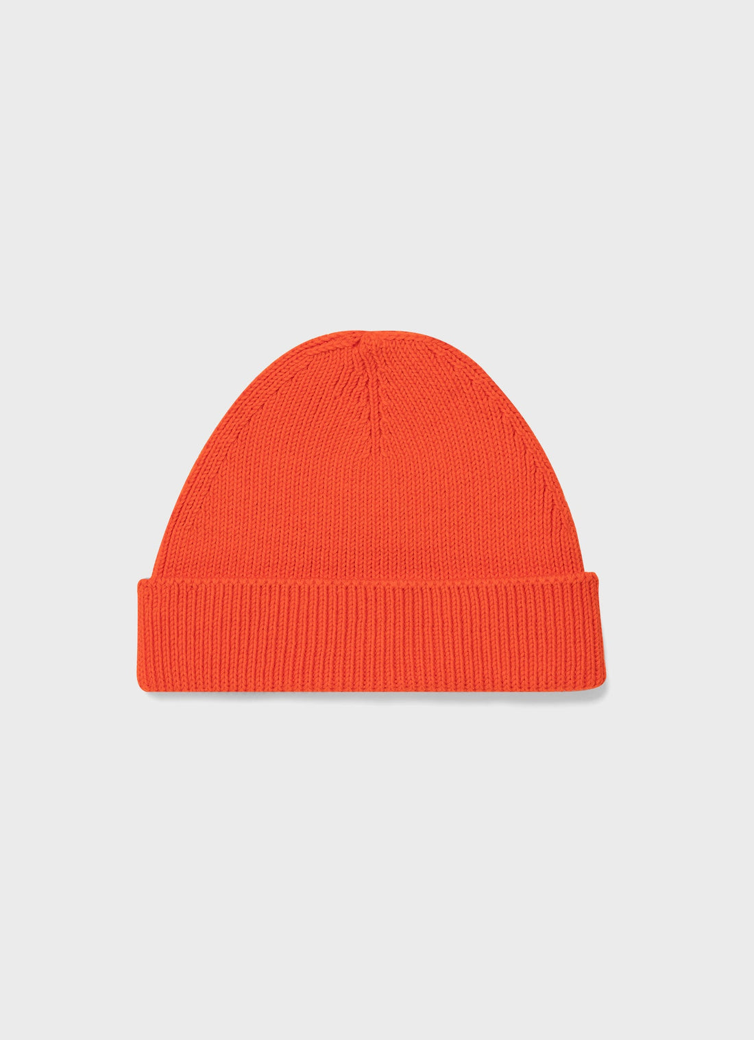 Sunspel x Nigel Cabourn Beanie Hat in Orange