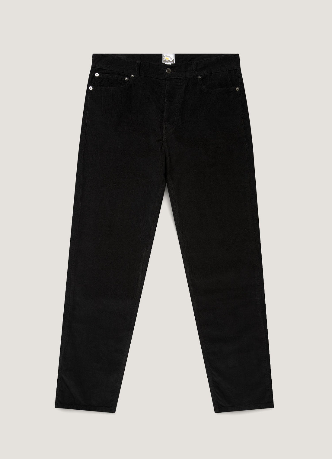 Men's Sunspel x Paul Weller Corduroy Trouser in Black