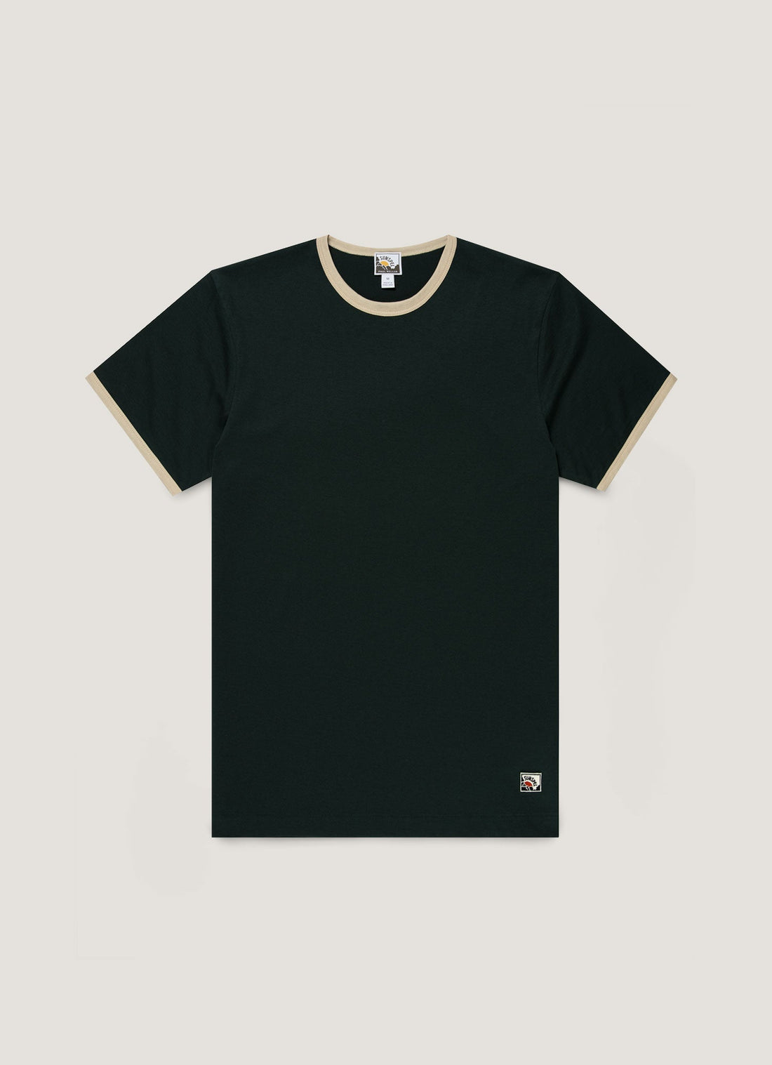 Men's Sunspel x Paul Weller Ringer T-shirt in Forest