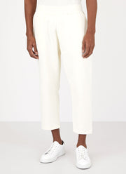 Men's Sunspel and Studio Nicholson Sweatpants in Milk