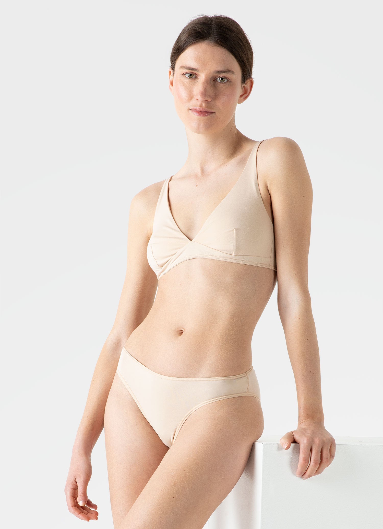Solid Bra, Women's 2 Hooks Stretchy Soft Comfortable Bra Band Women's Lingerie Accessories Underwear,Temu