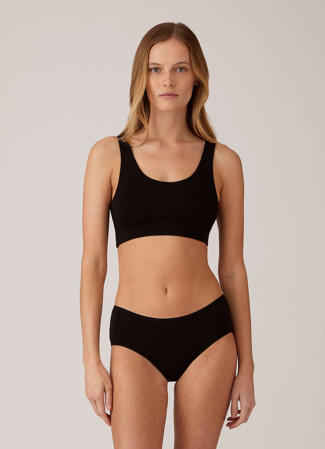 Women's Tencel™ Scoop Bralette in Black
