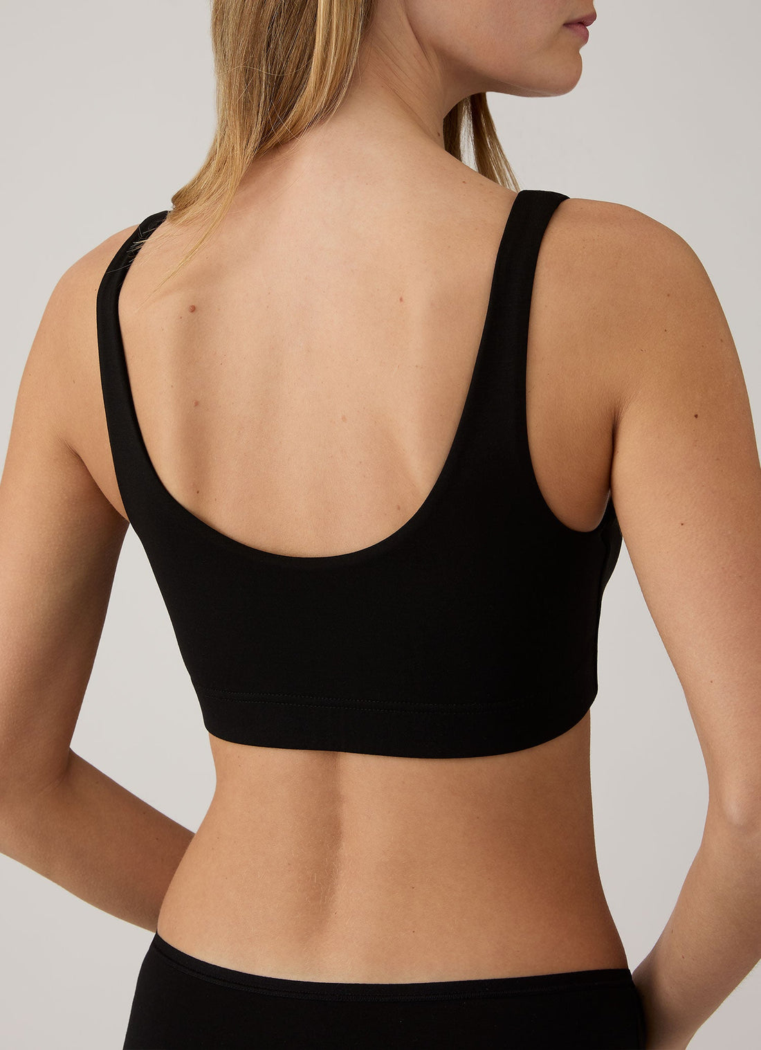 Women's Tencel™ Scoop Bralette in Black