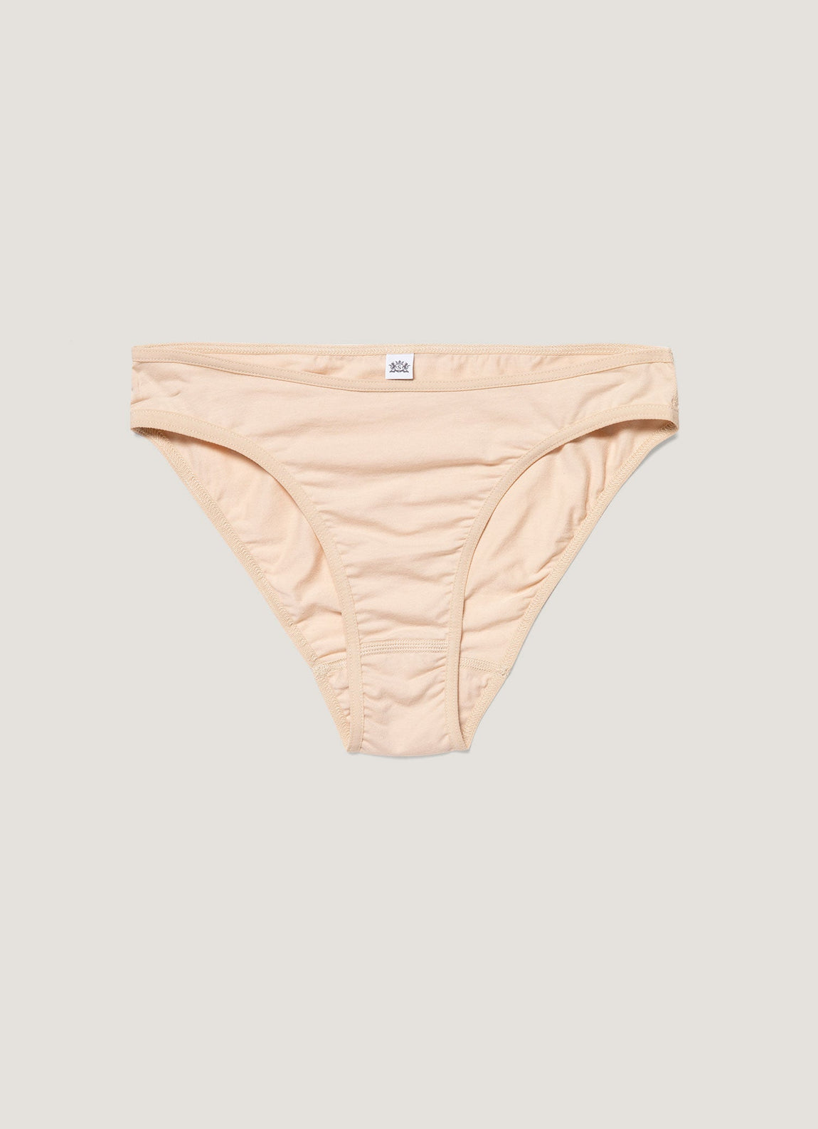 Women's Cotton Brief in Beige