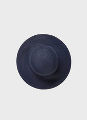 Women's Kijima Takayuki and Sunspel Paper Hat in Navy