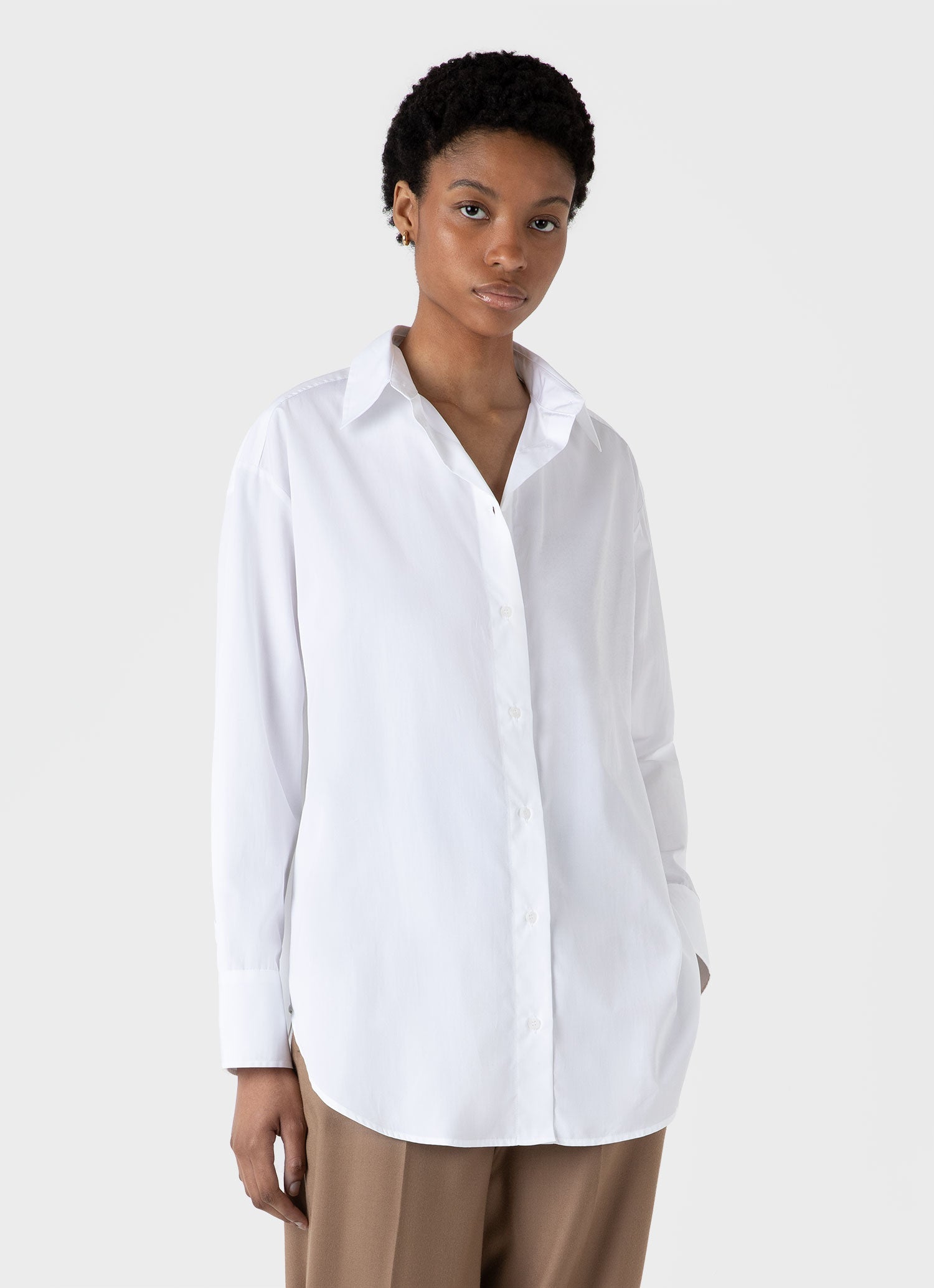 oversized women's dress shirt Amazon.com: HOTOUCH Oversized Up Shirts for Women Casual Collar Tops Loose Boyfriend Long Sleeve Blouse with Pockets Beige S : Clothing, Shoes & Jewelry