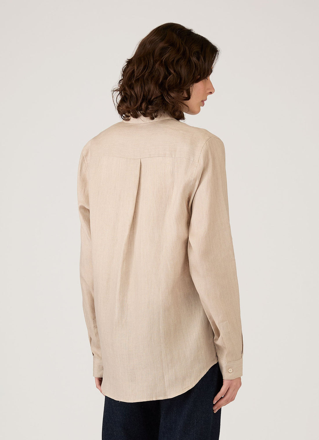 Women's Linen Shirt in Hazelwood