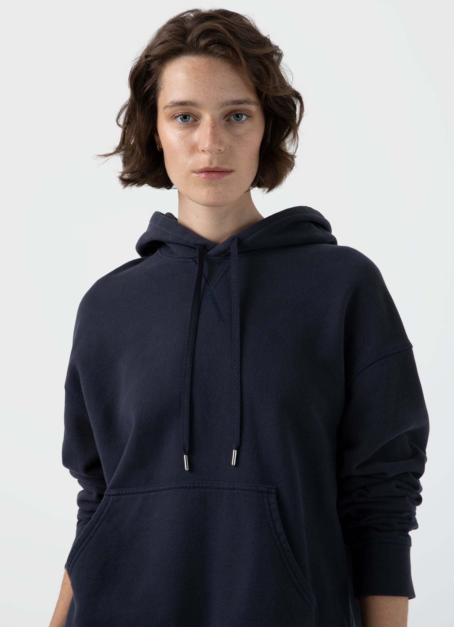 Sunspel cotton outlet loopback overhead hoody