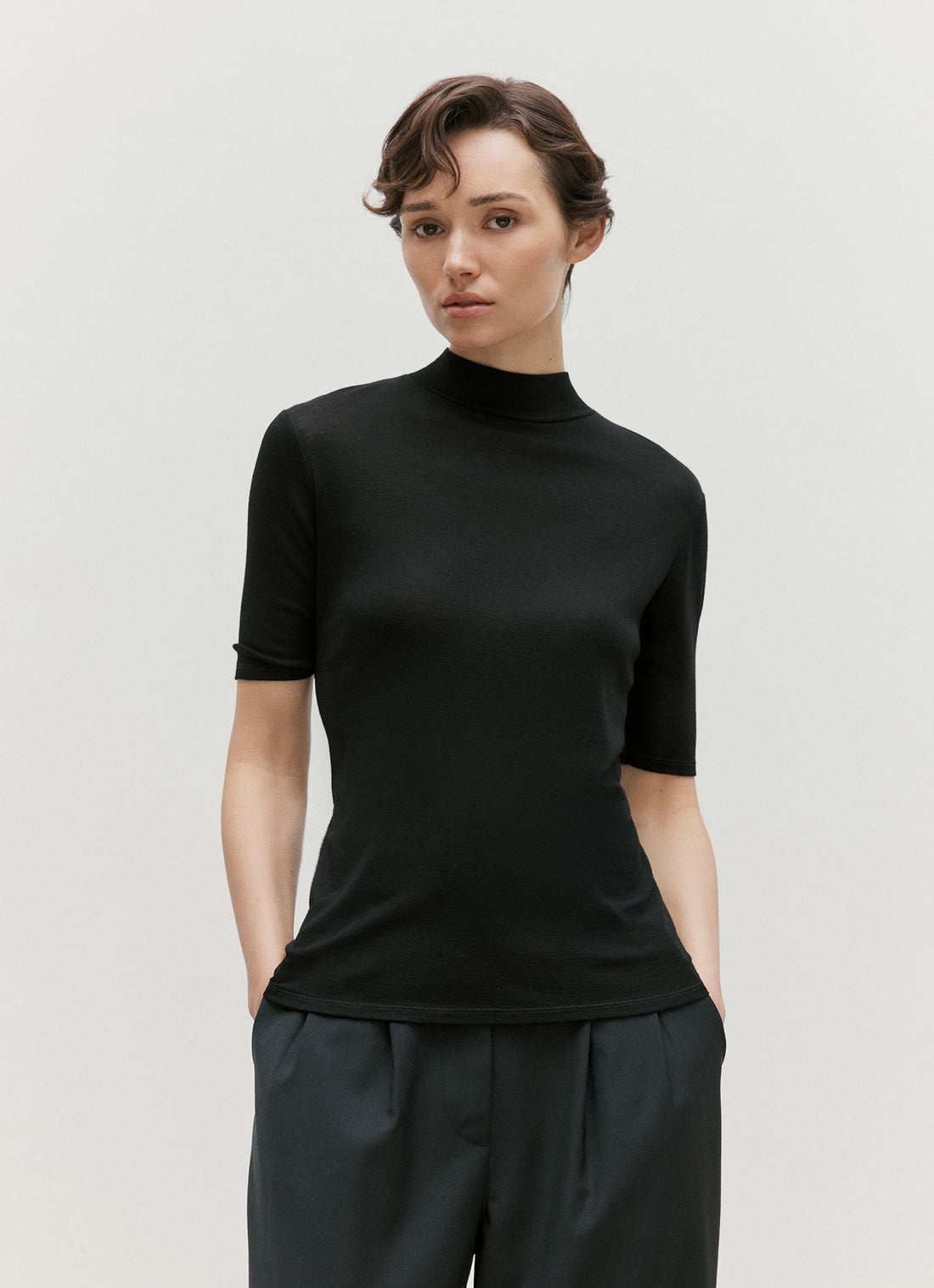 Mock Neck Top