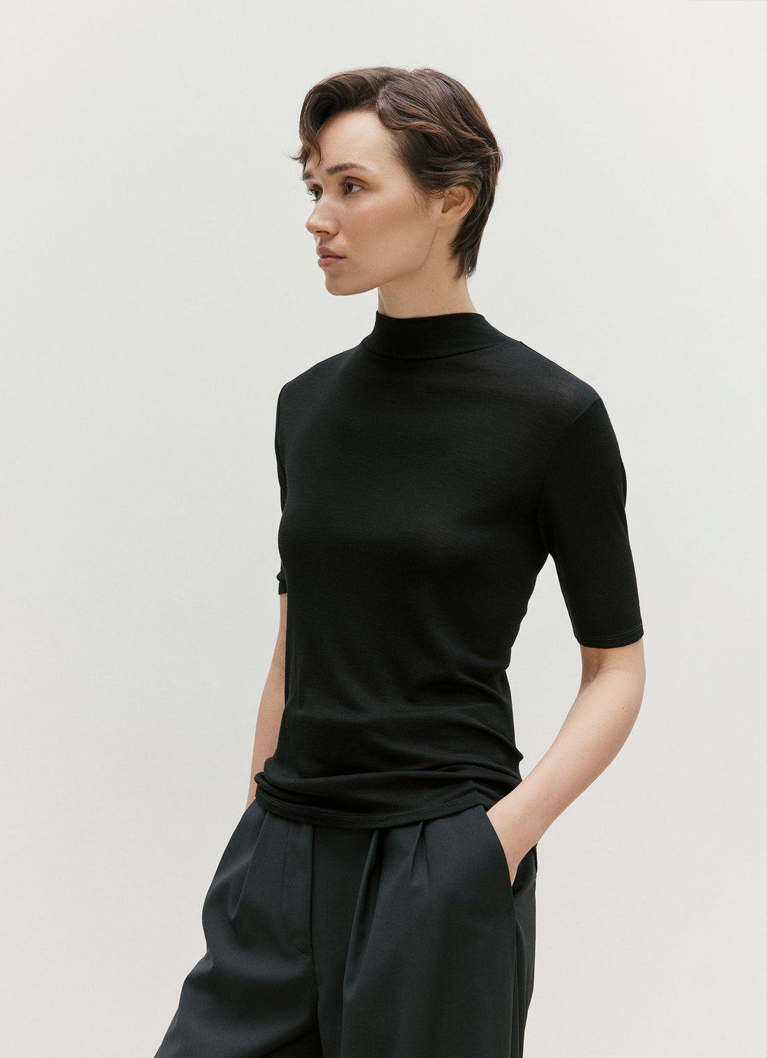 Mock Neck Top