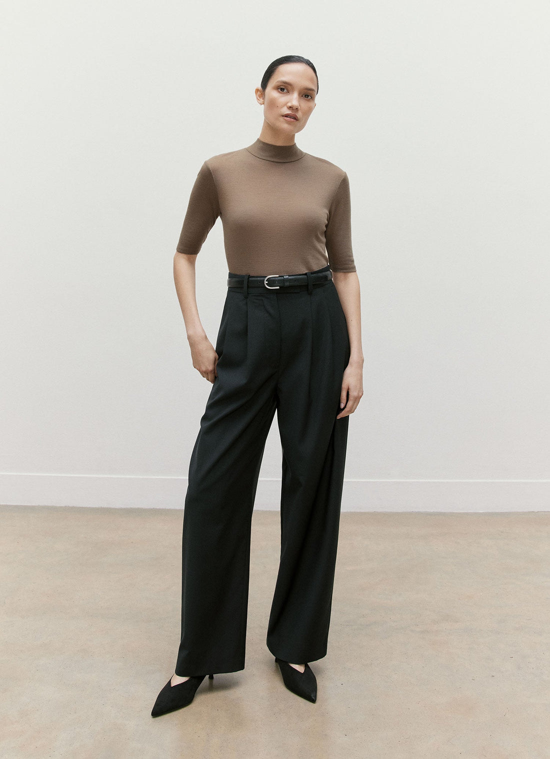 Mock Neck Top