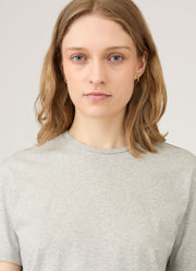 Women's Boy Fit T-shirt in Grey Melange