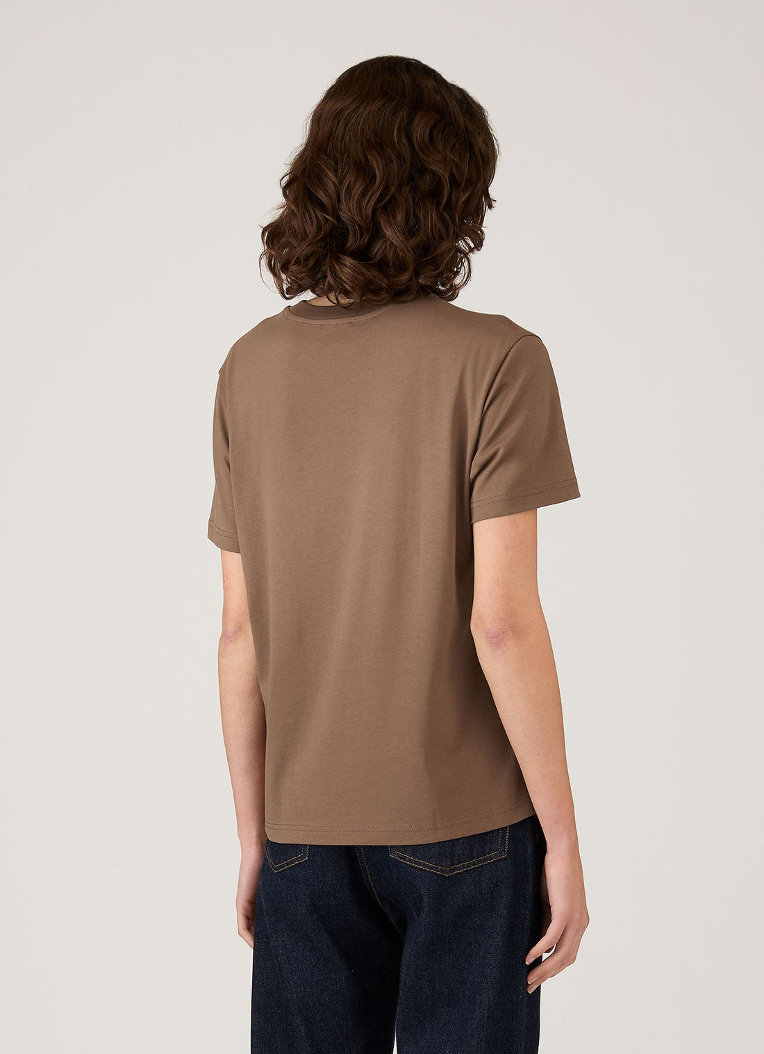 Women's Boy Fit T-shirt in Dark Cedar