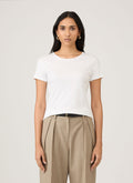 Women's Sea Island Cotton T-shirt in White