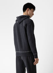 Men's Fleeceback Hoodie in Charcoal Melange