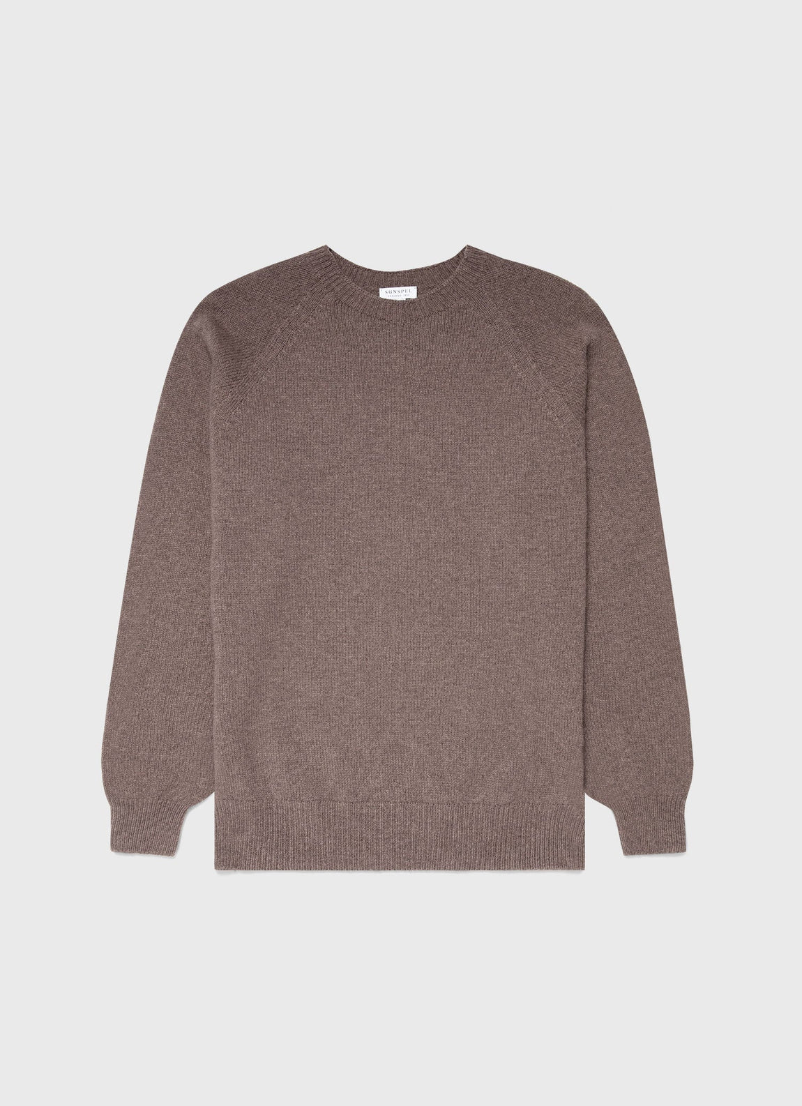 Men's Lambswool Crew Neck Jumper in Cedar