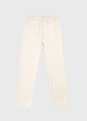 Men's Cotton Linen Drawstring Trouser in Undyed