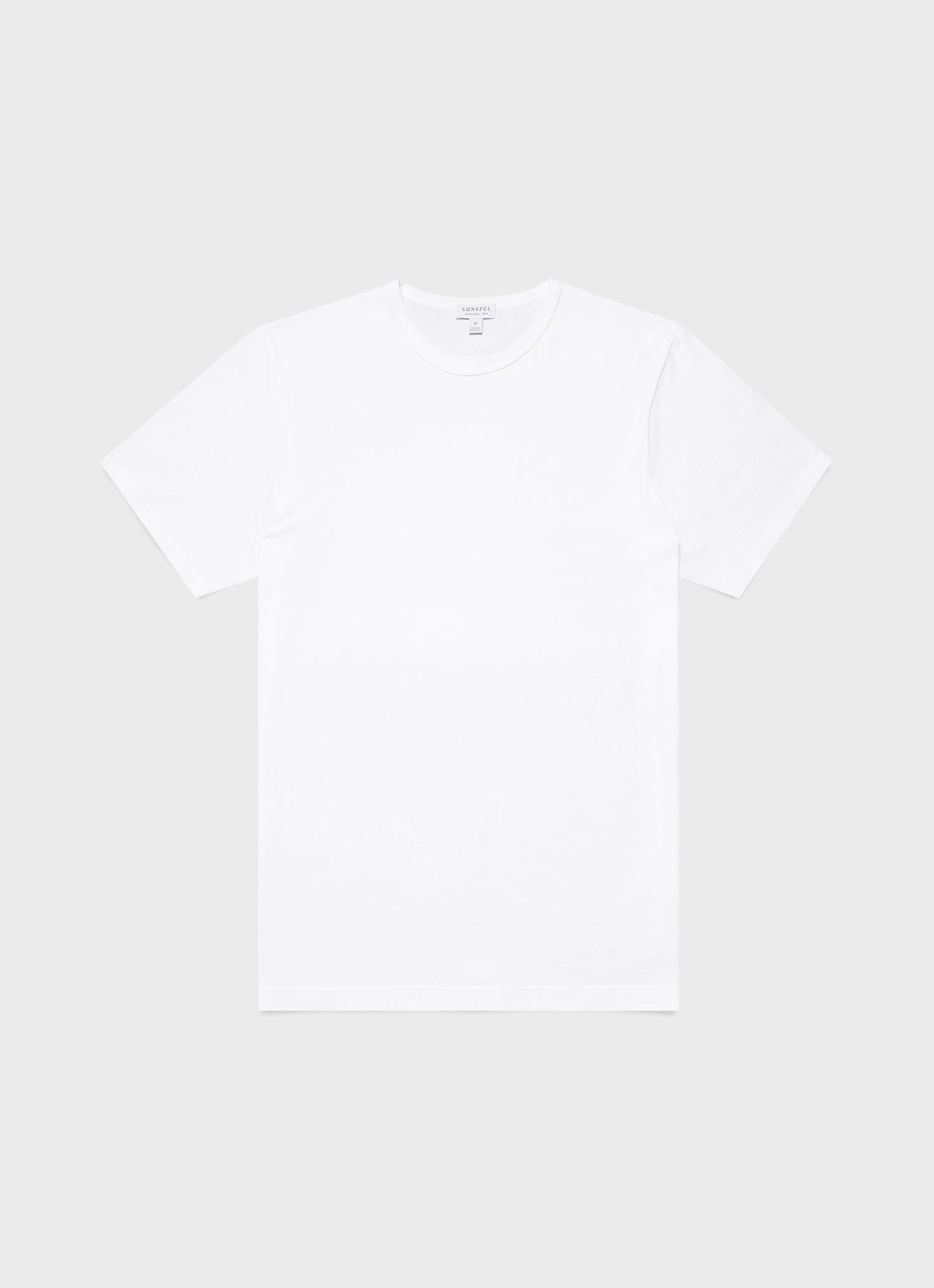 Classic Cotton T-shirt in White | Sunspel